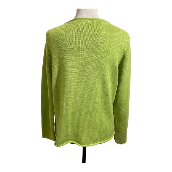 David Brooks cotton linen blend small pocket front knit style. Size Medium - Picture 7 of 11